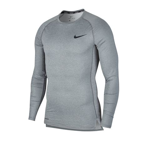 nike langarmshirt grau herren|Herren Nike Pro Langarm shirts.